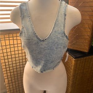 Denim Crop Top